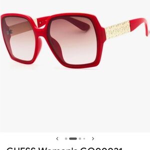Guess Women's Bold Red Sunglasses